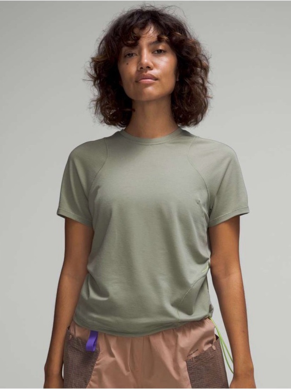 Lululemon Cinched hem tee. Sz 10